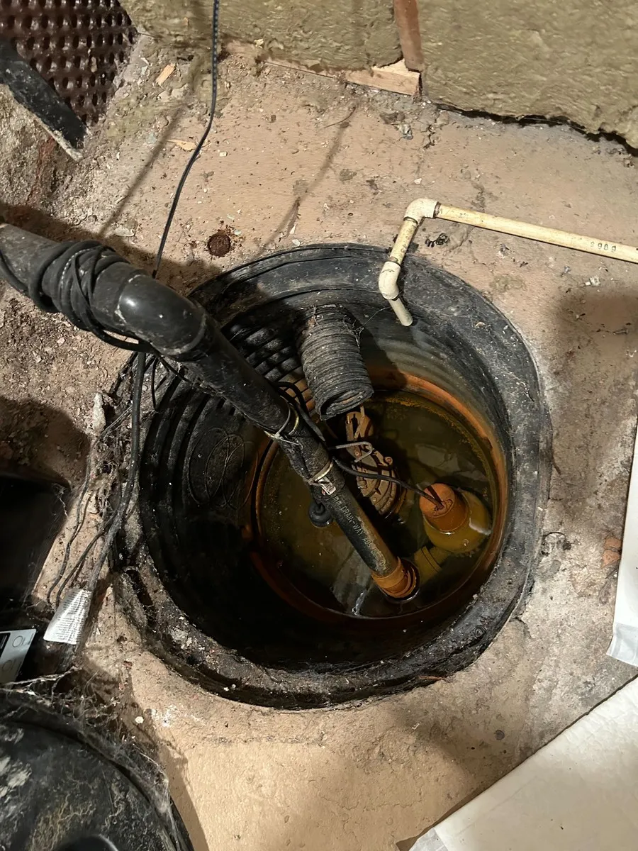 Sump pump service in Brant